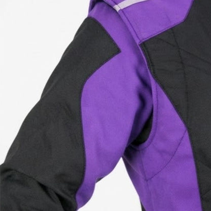 Black & Purple Custom Go Kart Racing Suit