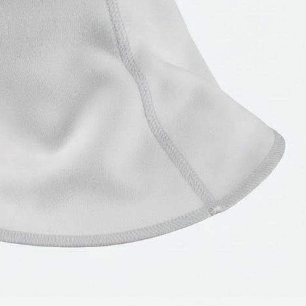 Professional White Fireproof Racing Balaclava – FIA Approved, Brand-Free Design