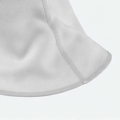 Professional White Fireproof Racing Balaclava – FIA Approved, Brand-Free Design