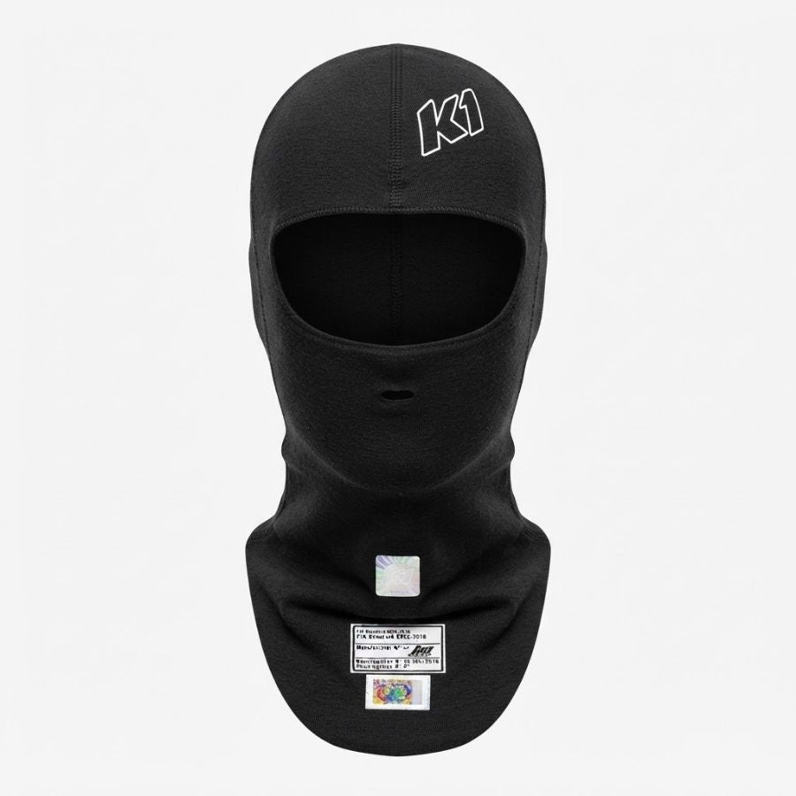 Eclipse Tech Layer Nomex Balaclava by K1 RaceGear - Fire-Retardant, FIA Homologated