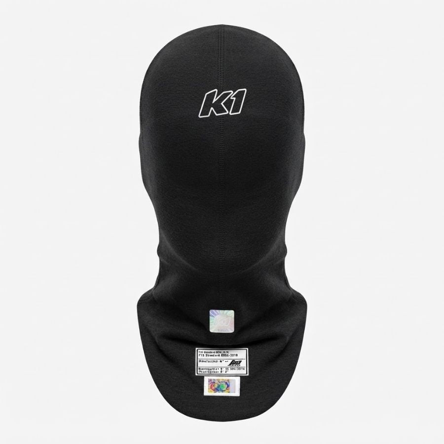 Eclipse Tech Layer Nomex Balaclava by K1 RaceGear - Fire-Retardant, FIA Homologated