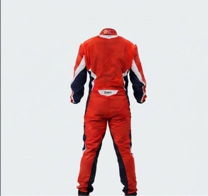 Performance Dual-Tone Professional Karting Suit – Custom-Ready