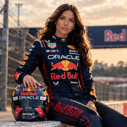 Max Verstappen Red Bull Racing Suit 2026 – F1 Women Race Suit, Formula 1 Costume, Motorsport Racing Outfi
