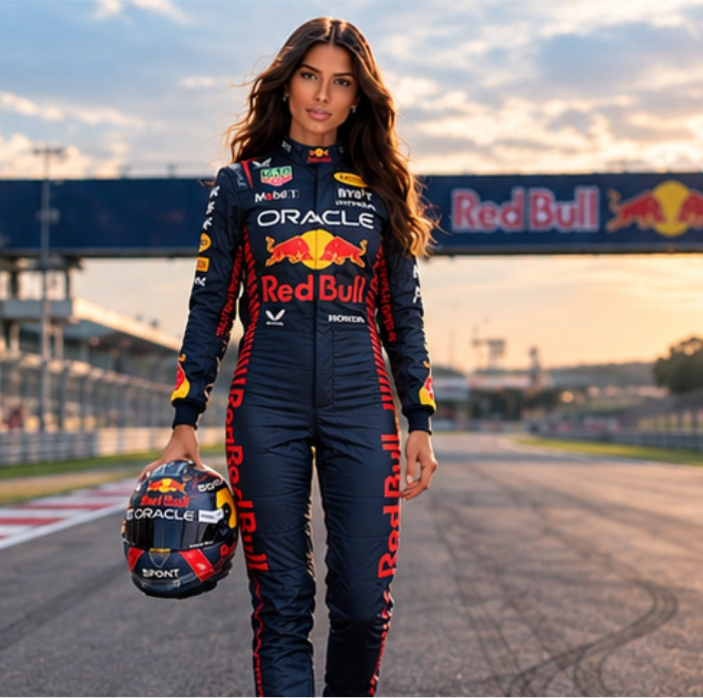 Max Verstappen Red Bull Racing Suit 2026 – F1 Women Race Suit, Formula 1 Costume, Motorsport Racing Outfi