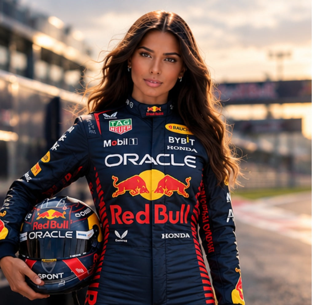Max Verstappen Red Bull Racing Suit 2026 – F1 Women Race Suit, Formula 1 Costume, Motorsport Racing Outfi