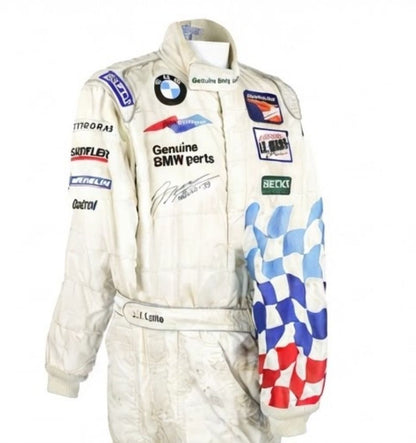 White Go Kart Race Suit Digital Printed Made to Measure Level 2 Karting CE FIA Approved