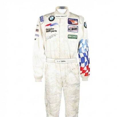 White Go Kart Race Suit Digital Printed Made to Measure Level 2 Karting CE FIA Approved