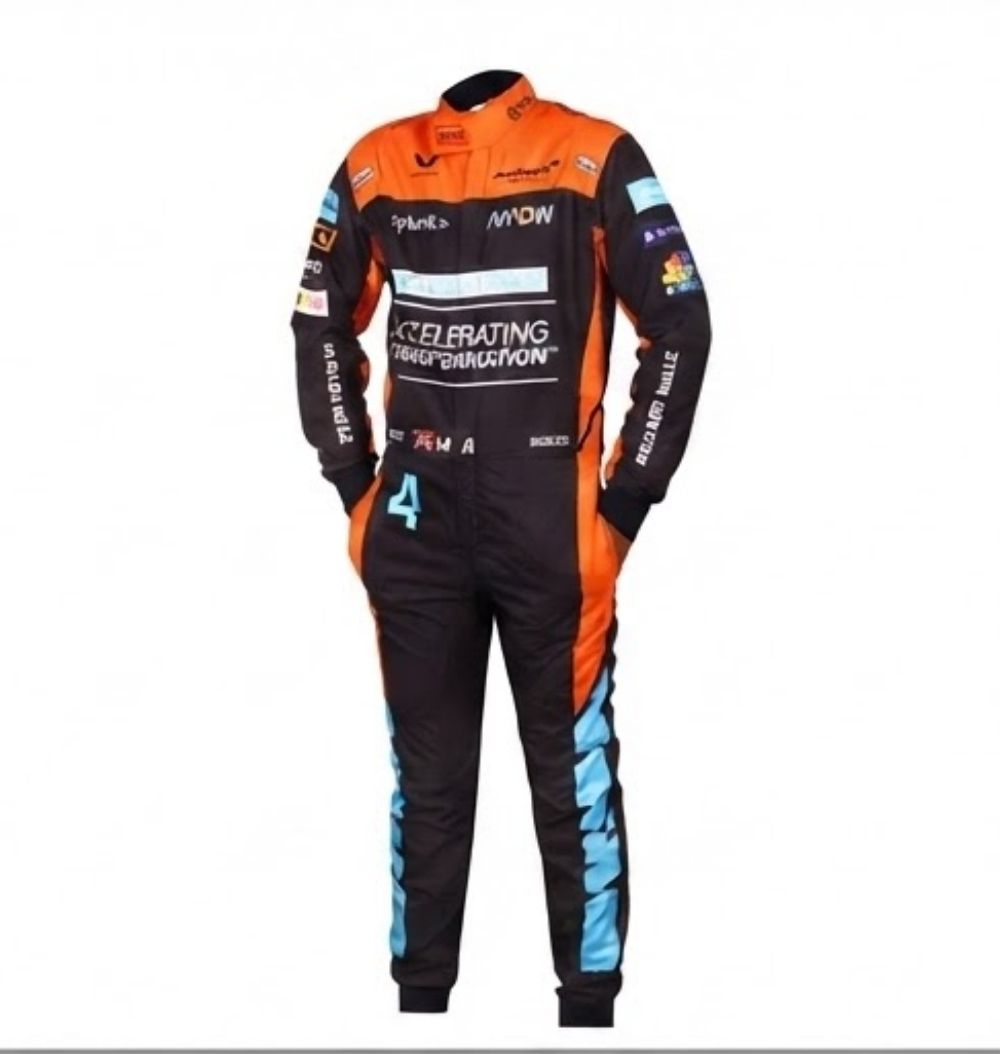Mclaren Article Go Kart Race Suit Digital Printed Made to Measure Level 2 Karting Suit