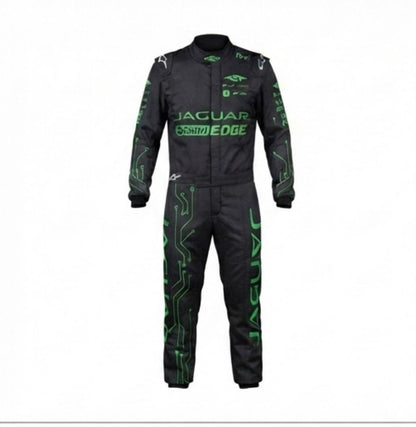Jaguar Go Kart Racing Suit Level 2 Digital Printed Made to Measure Karting Performance Outfit