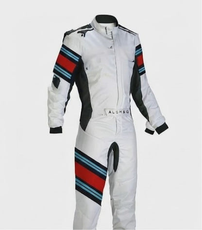 Custom Made Go Kart Racing Suit CIK/FIA Level-2 Approved With Digital Sublimation Printing & Option to Add Own Logos, Name, Number Flag etc.