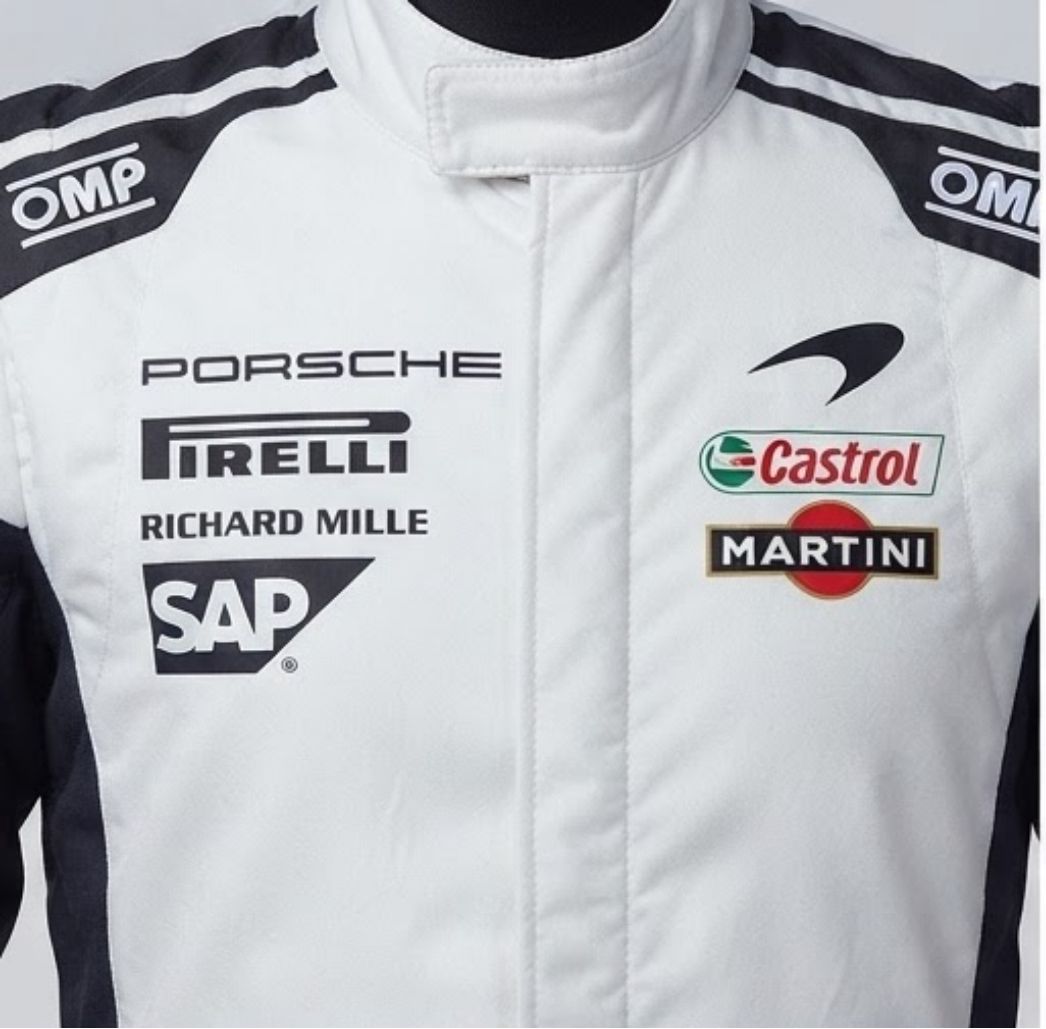 F1 Martini Alonso Go Kart racing suit FIA approved, Custom made Jumpsuit