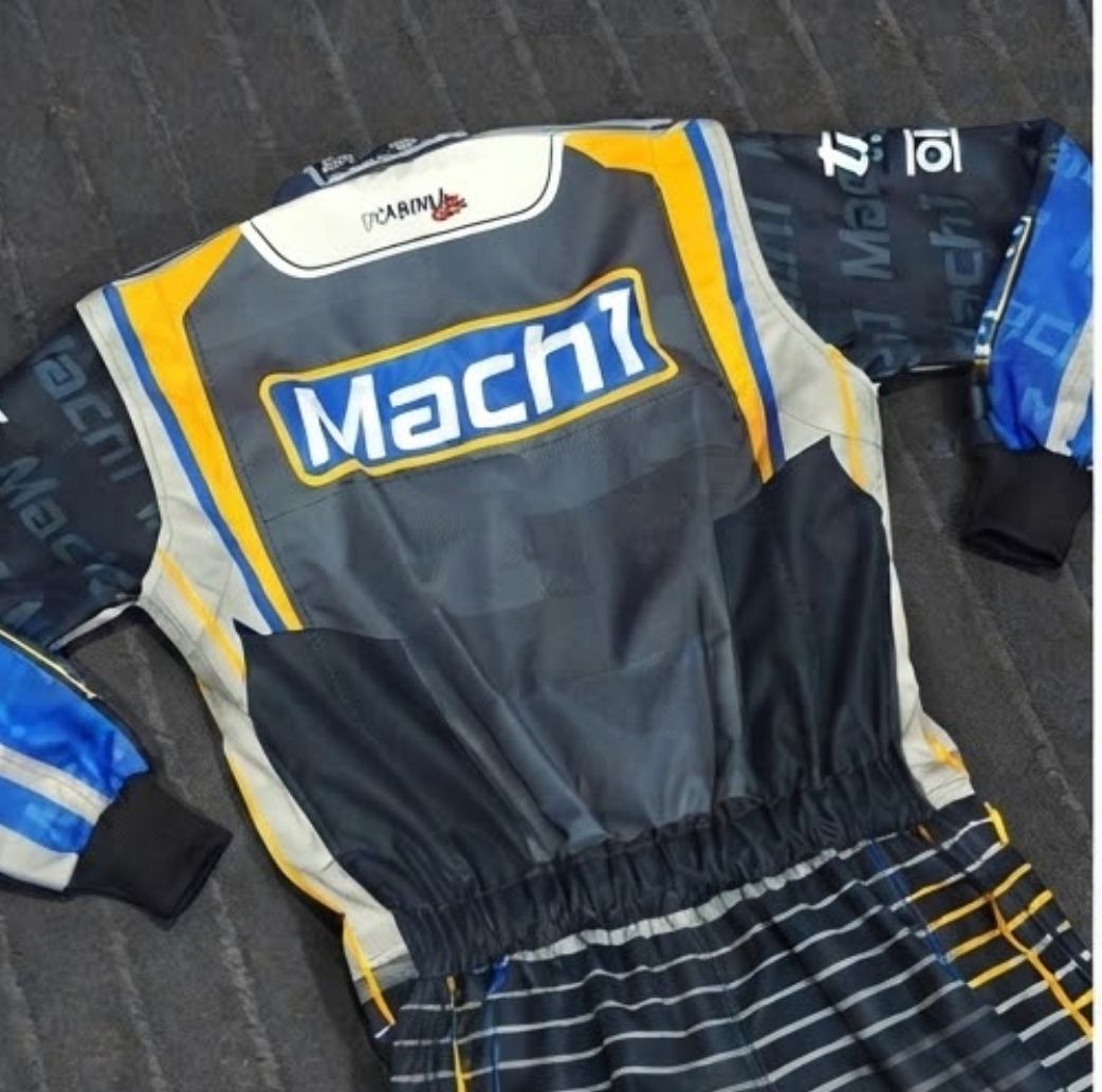 F1 Customized Mach1 Go Kart Racing Suit Made To Order Suit