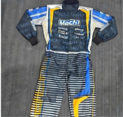F1 Customized Mach1 Go Kart Racing Suit Made To Order Suit