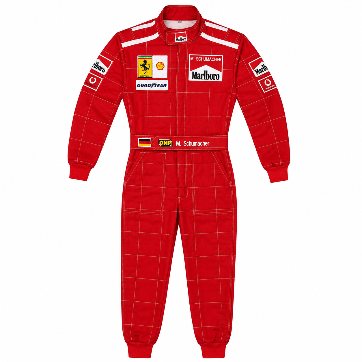 Michael Schumacher 1996 F1 Embroidered Racing Suit go kart suit