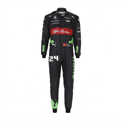 2023 Zhou Guanyu F1 Racing Kart Suits Belgian GP Alfa Romeo