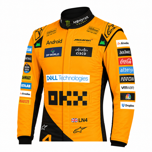 2024 New McLaren Lando Norris F1 Team Race Suit