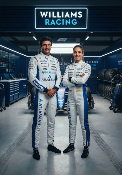 2026 Carlos Sainz Williams F1 Race karting Suit