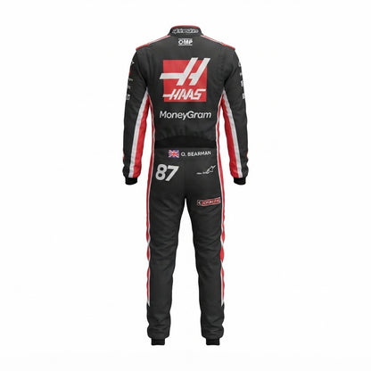 2025 Ollie Bearman F1 Race Suit Replica KART SUIT
