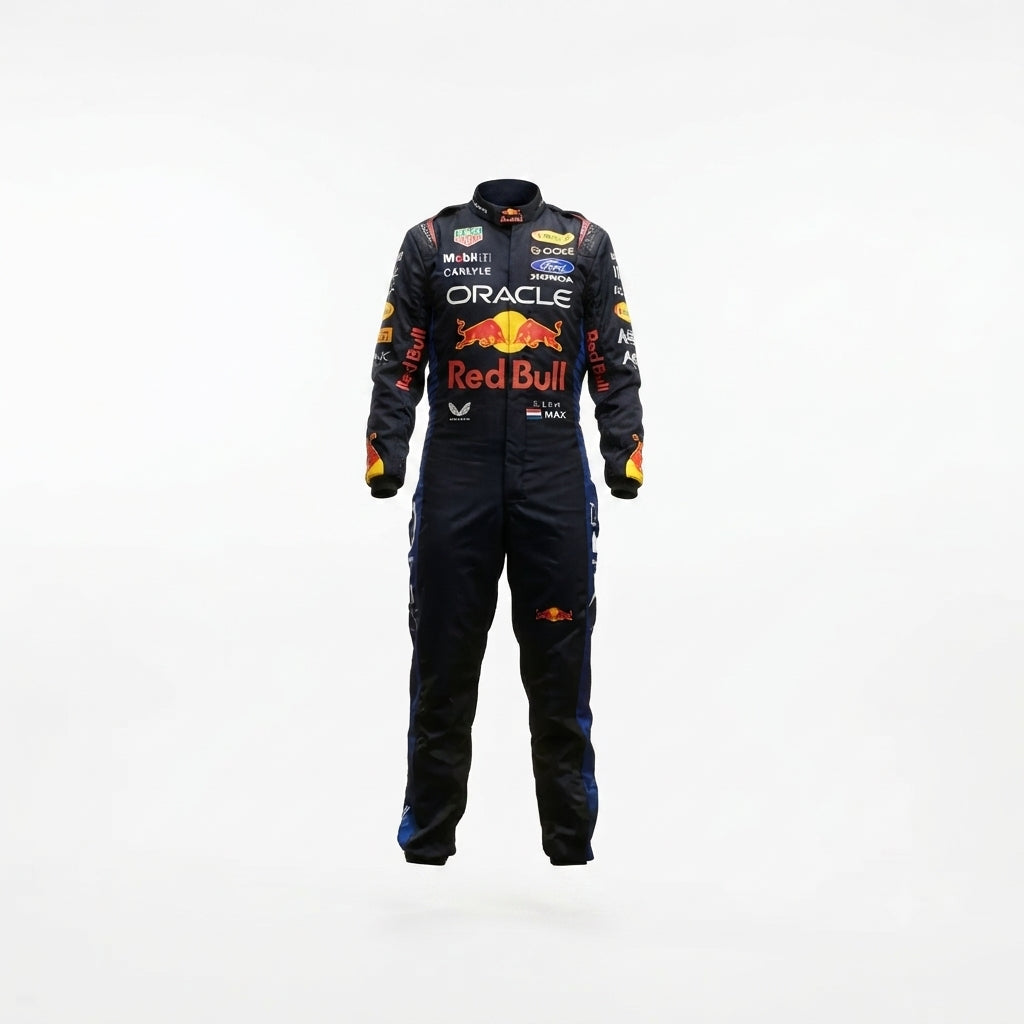 Max Verstappen 2026 Red Bull F1 Race Suit Replica karting suit