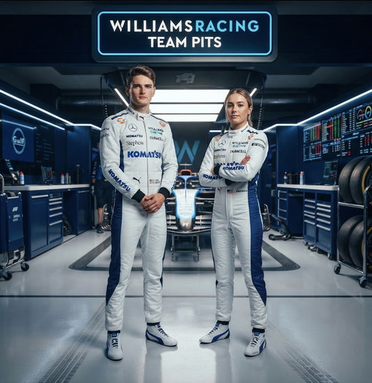 2024 Logan Sargeant Williams F1 Karting Race Suit