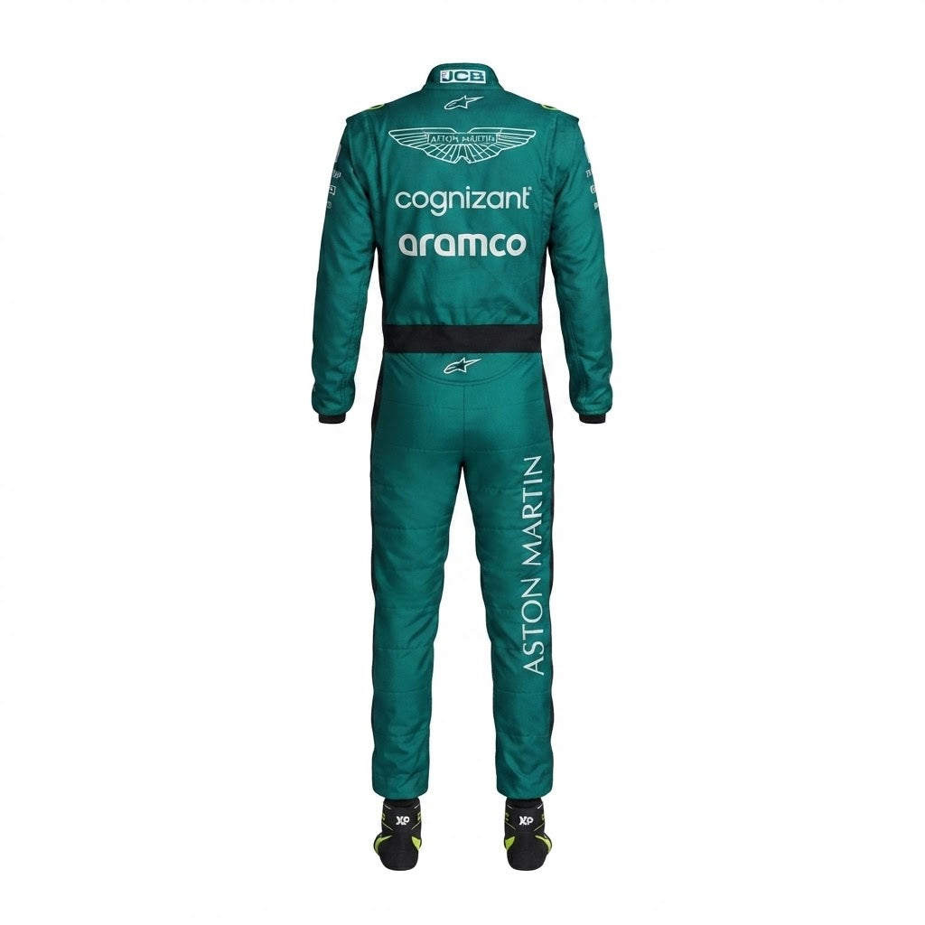 2026 Fernando Alonso Aston Martin F1 kart racing suit
