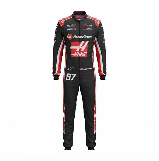 2024 Kevin Magnussen Haas F1 Race karting suit