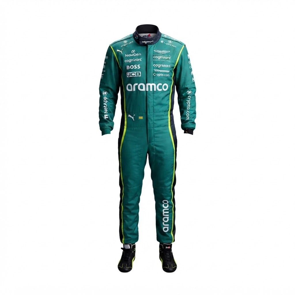 2026 Aston Martin F1 Race Suit Fernando Alonso kart racing suit