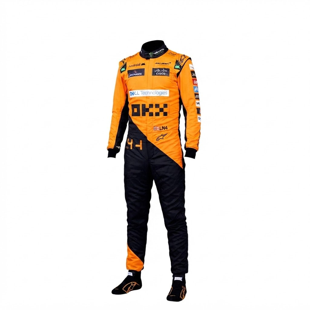 2024 New McLaren Lando Norris F1 Team Race Suit kart suit