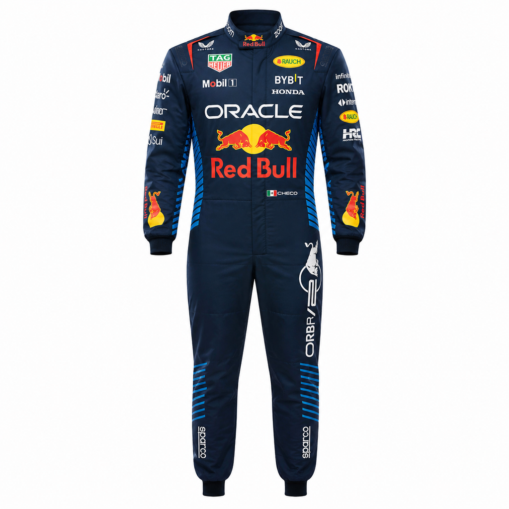 2024 Sergio Perez Red Bull Honda F1 Suit kart suit