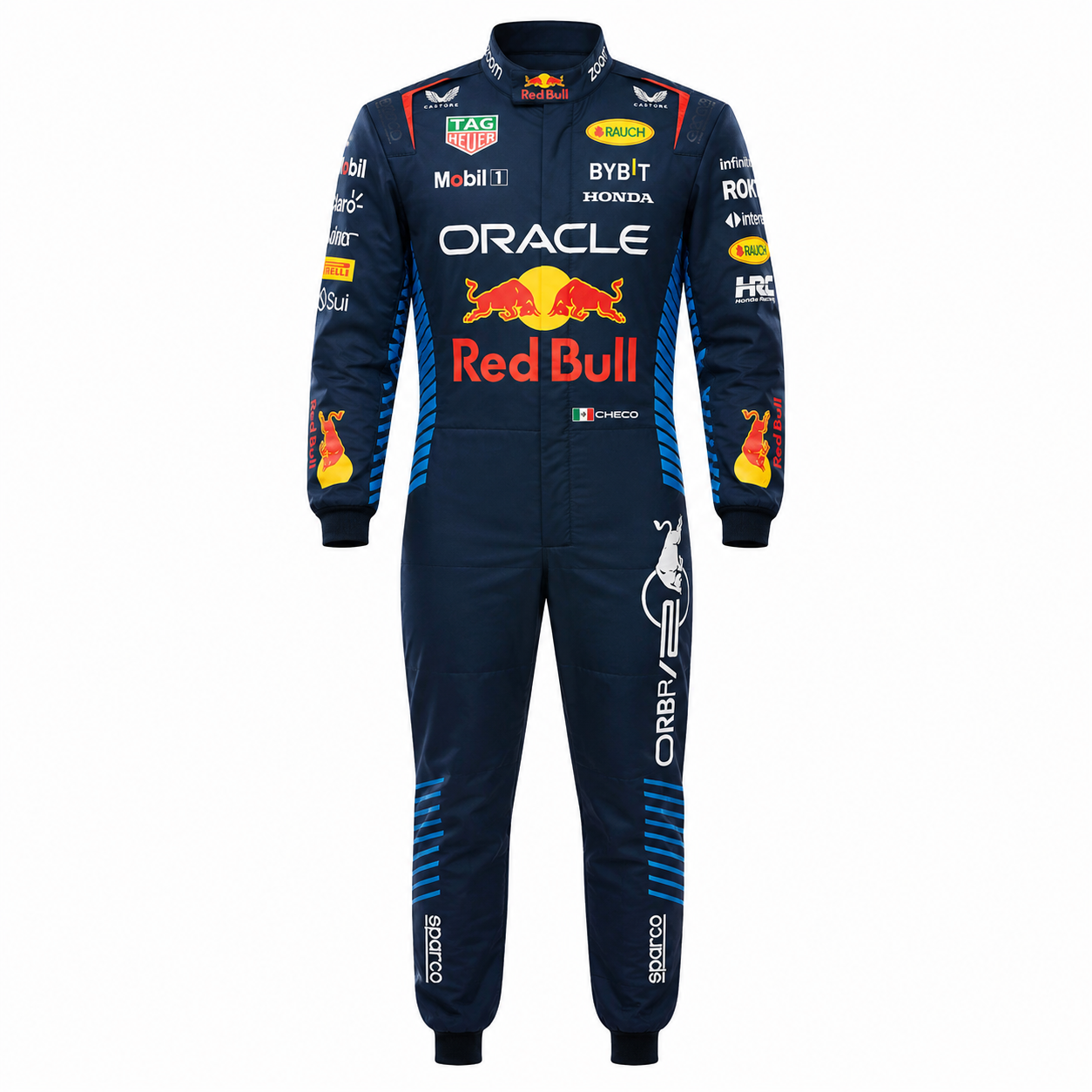 2024 Sergio Perez Red Bull Honda F1 Suit kart suit