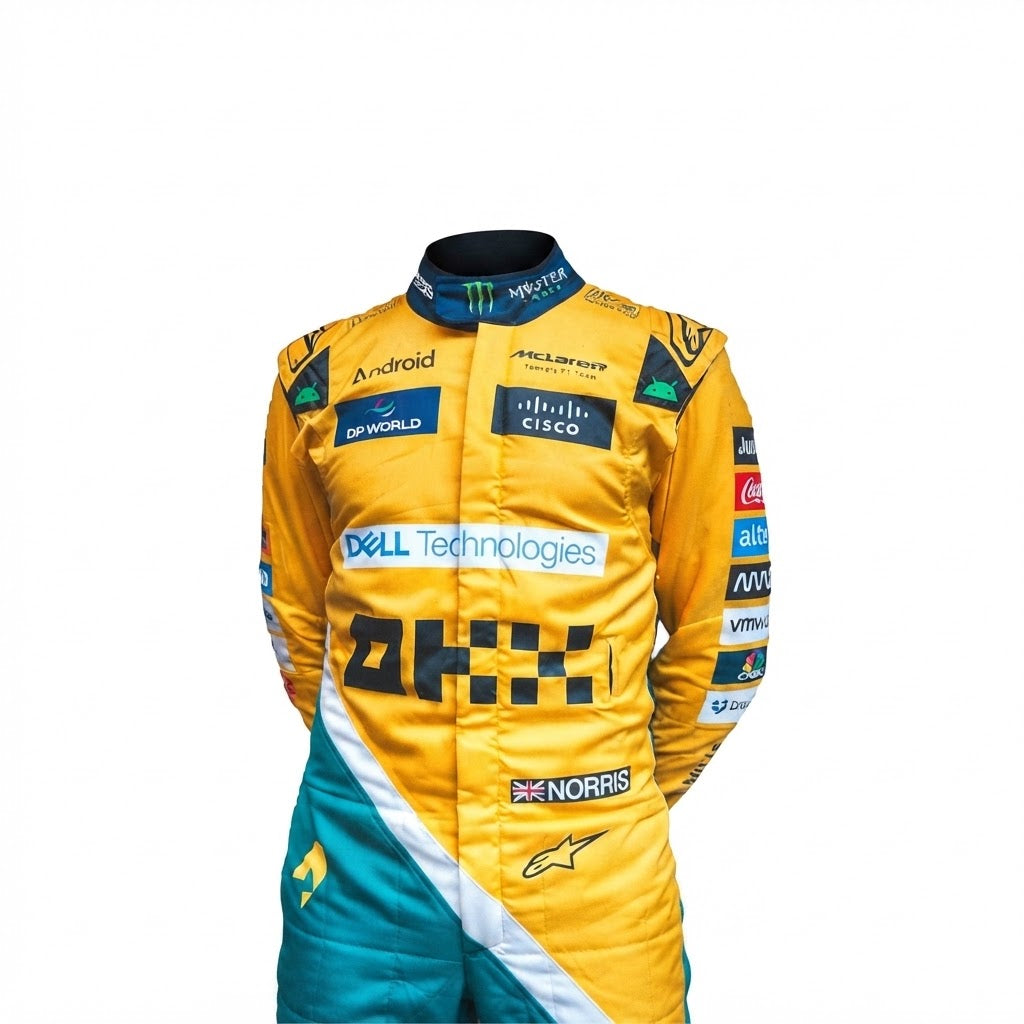 2024 Lando Norris Monaco GP Mclaren F1 Race Suit karting suits