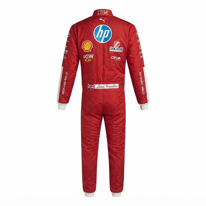 2025 Lewis Hamilton Monza GP Ferrari F1 karting suit