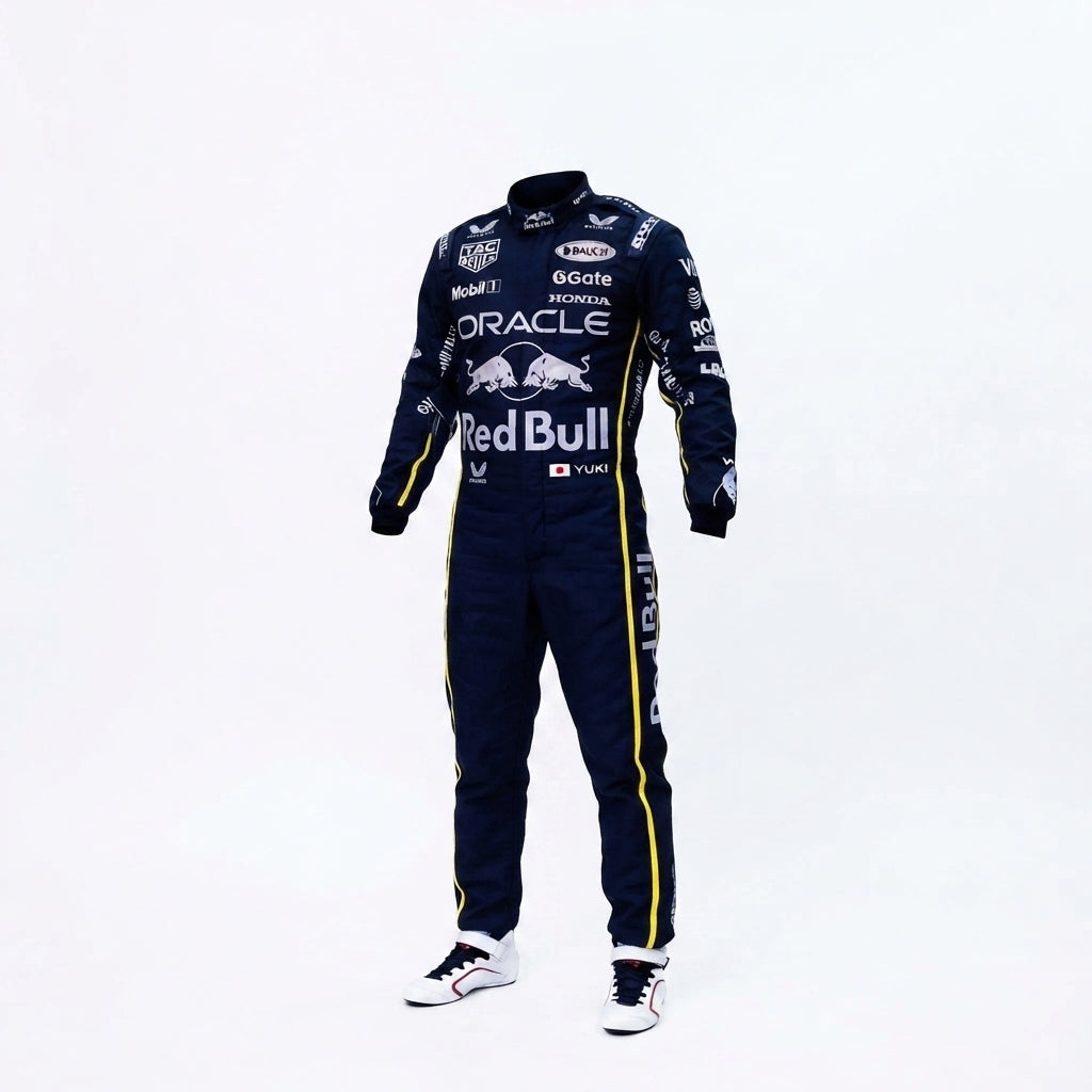 2025 Yuki Tsunoda Red Bull F1 Race Suit Singapore GP kart suit