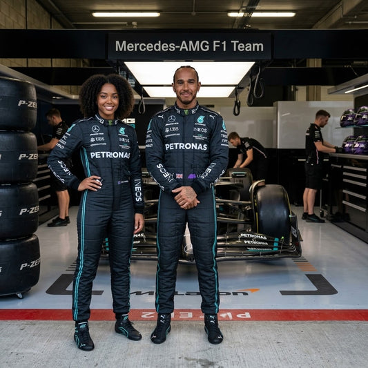 2021 Lewis Hamilton Mercedes F1 Race Suit Replica kart racing