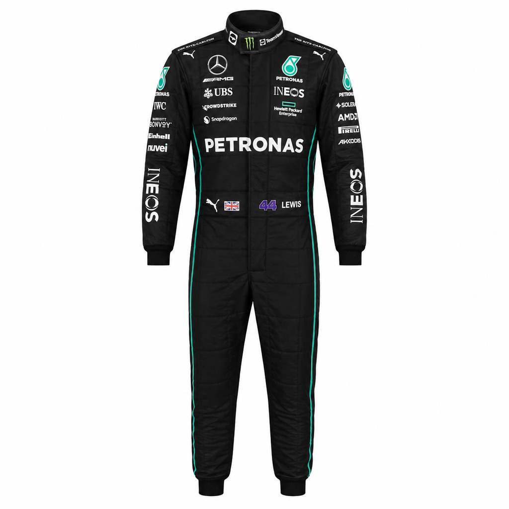 2022 Lewis Hamilton Mercedes F1 Race Suit karting suits