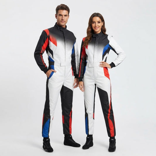 Custom F1-Inspired Ombre Kart Racing Suit – CIK/FIA Level 2 Standard