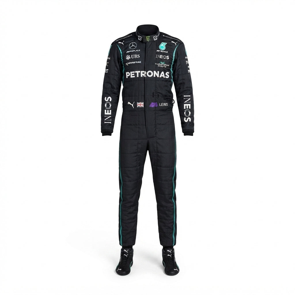 2021 Lewis Hamilton Mercedes F1 Race Suit Replica kart racing