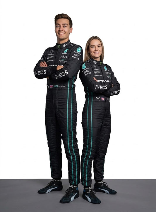 2022 George Russell Mercedes F1 Race Suit karting suit