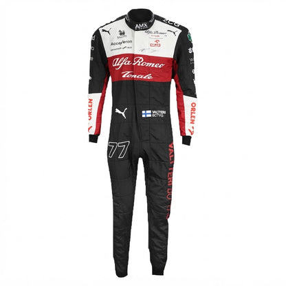 2022 Valtteri Bottas Alfa Romeo F1 Racing kart Suit
