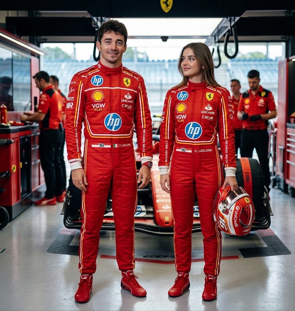 Buy 2025 Charles Leclerc Ferrari F1 Racing kart Suit Replica