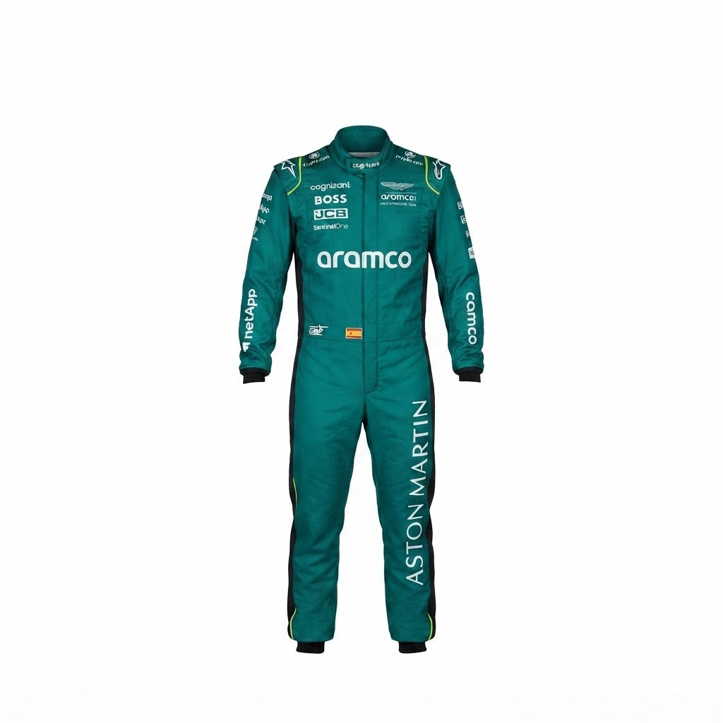 2024 Fernando Alonso Aston Martin F1 Race Suit kart racing suit