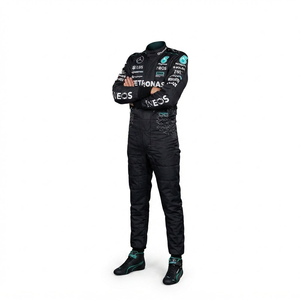2024 George Russell Mercedes F1 Race Suit kart racing suit