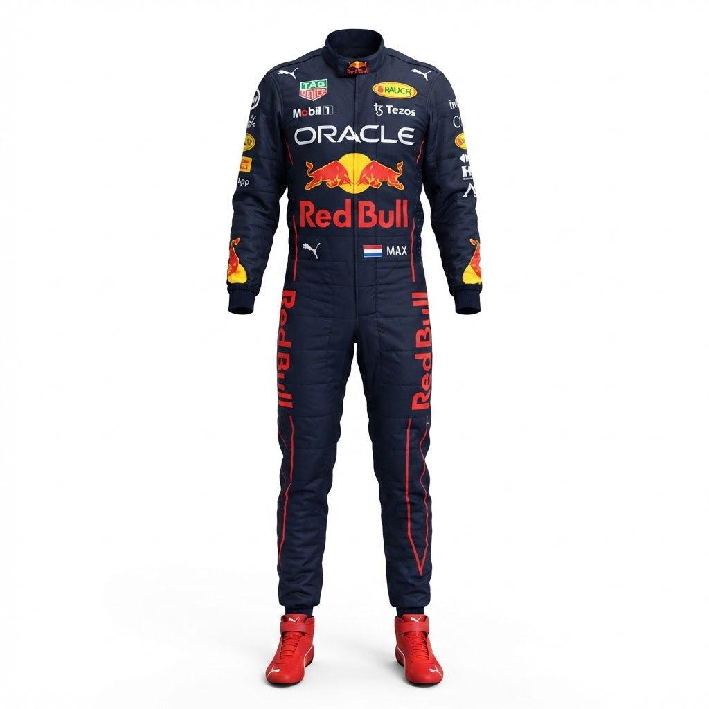 2022 Max Verstappen Red Bull Honda F1 Race Suit karting suit