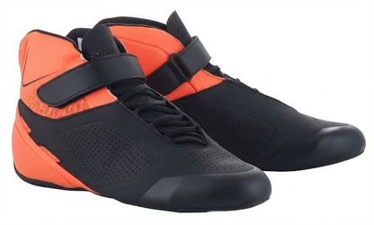 Lightweight Track Footwear with Velcro Strap karting  boots