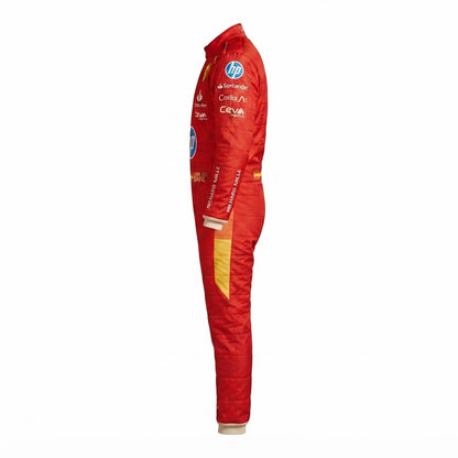 2024 Carlos Sainz Jr. Ferrari F1 Kart Race Suit Las – Vegas GP