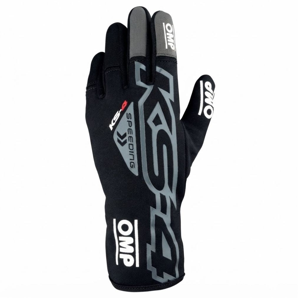 OMP KS-4 Karting Gloves – Lightweight Racing Gloves for Go-Kart Drivers