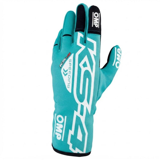 OMP KS-4 Karting Racing Gloves | Breathable Kart Driving Gloves