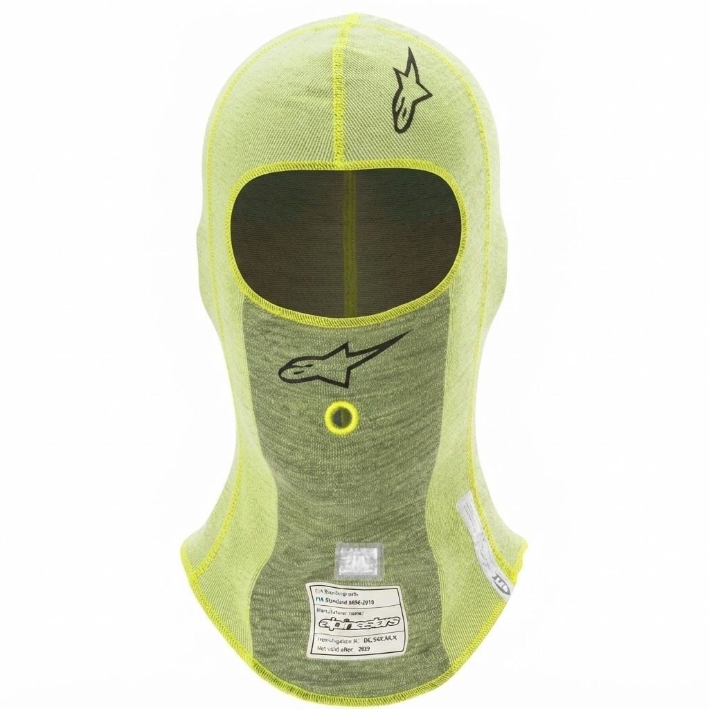 Alpinestars ZX Balaclava EVO V2 - FIA/SFI Certified Fire-Resistant Racing Balaclava with Lenzing FR Fabric