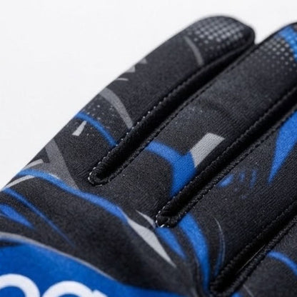 Custom Blue Racing Gloves - Professional Karting Gear