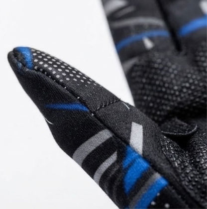 Custom Blue Racing Gloves - Professional Karting Gear